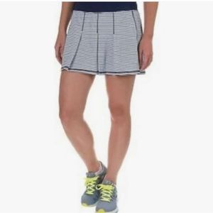 Kyoden women’s active tennis, skort‎ pleated black and white striped